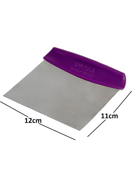 Çelik Hamur Kesici Kazıyıcı Pasta Kek Dekorasyon Spatula Aleti (5282) indirimleri