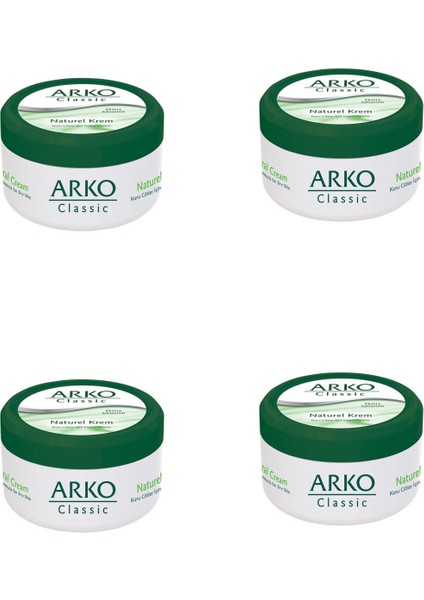 4 Adet Arko Classic Naturel El Kremi 150ML (5282)