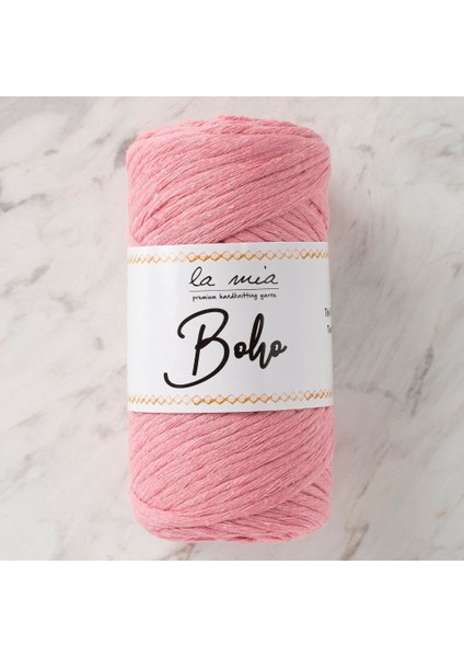 La Mia Boho Pembe Büküm Makrome Ipi - L046 - 33989
