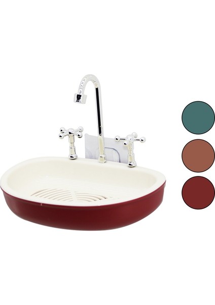 Lavabo Figürlü Katı Sabunluk (5282)