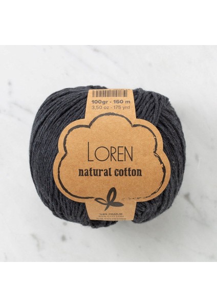 Loren Natural Cotton Füme El Örgü Ipi - R081 - 33911
