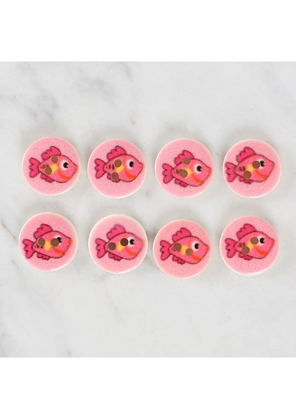 Loren Crafts 8'li Balık Düğme - 1178 fiyatları