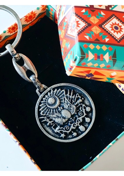 Osmanlı Tuğralı Metal Anahtarlık