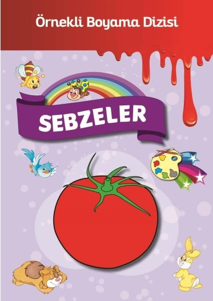Örnekli Boyama - Sebzeler