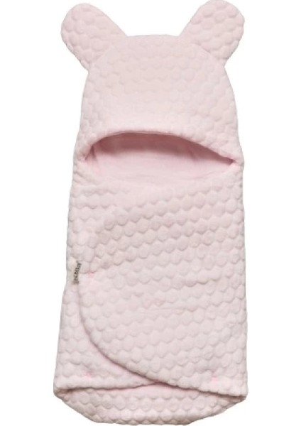 Bebitof Kabartmalı Velboa Kundak 95025 Pembe