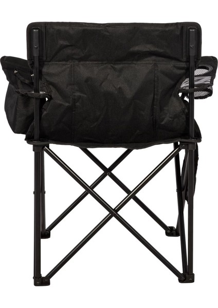 Outdoor Siyah 100KG Çelik Katlanır Kamp Sandalyesi fırsatları