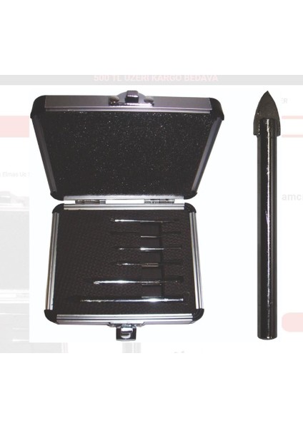 Todrill 50909 Cam Delme Ucu Seti 6 Parça fiyatları