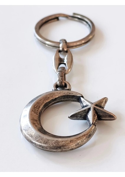 Ay Yıldızlı Hacimli Metal Anahtarlık fırsatları
