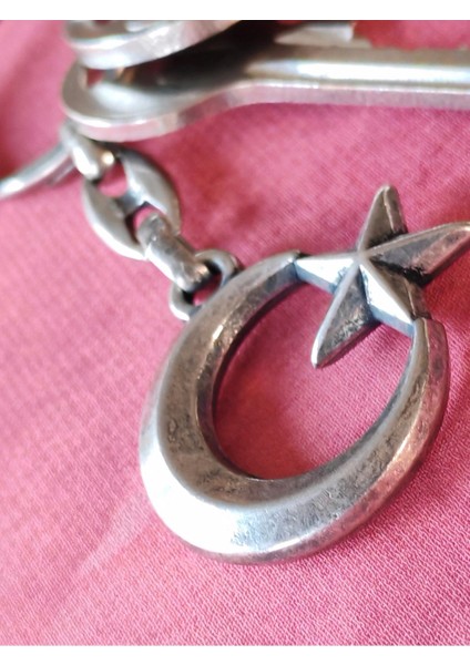 Ay Yıldızlı Hacimli Metal Anahtarlık indirimleri