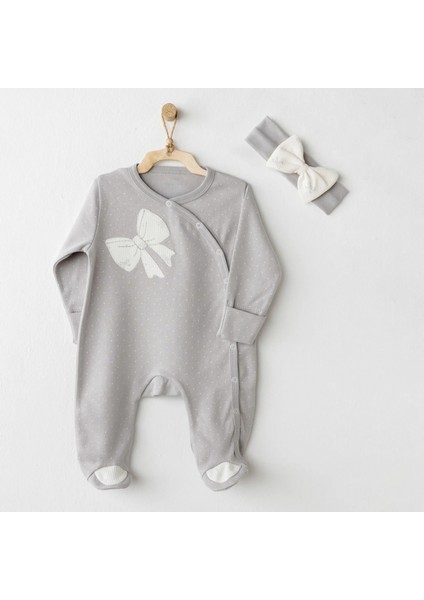 Andywawa AC26254 Baby Bow Bliss Tulum Takım Grey