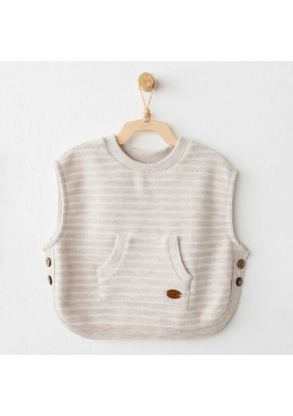 Andywawa AC26214 Casual Yelek Beige