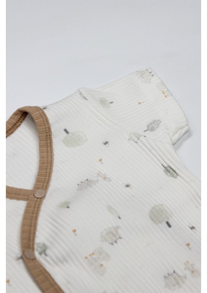 Bistyle Always Dream Yarım Kol Badi 17115 Ekru Bej