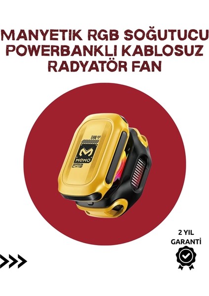 Akıllı Dijital Kontrollü Soğutucu | Aı & Standart Mod | 7 Kanatlı Fan Tasarımı
