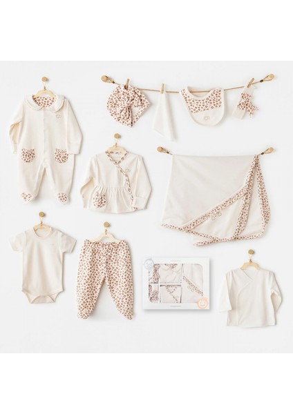 Andywawa AC26231 Little Leopard 10'lu Hastane Çıkışı Ekru