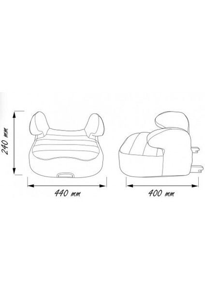 Comfymax Dream 15-36KG Yükseltici / Oto Koltuğu - Carmin indirimleri