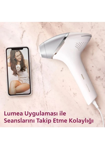 lumea Lazer Epilasyon Ipl Tüy Alma Cihazı, Senseıq Teknolojili, 1 Akıllı Başlık + Tüy Alma Cihazı, Uzun Kablo ile Esnek Kullanım, Cilt Tonu Sensörlü + Lambader (Onerous)