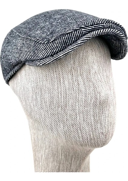 Kışlık Kasket Şapka – Premium Çizgili Tasarım Bedensiz Lastikli Model modelleri