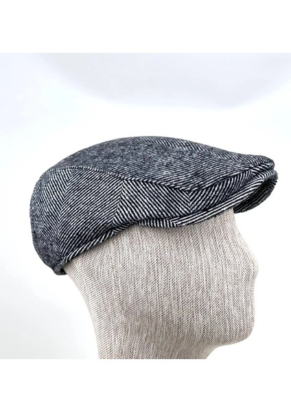 Kışlık Kasket Şapka – Premium Çizgili Tasarım Bedensiz Lastikli Model fırsatları