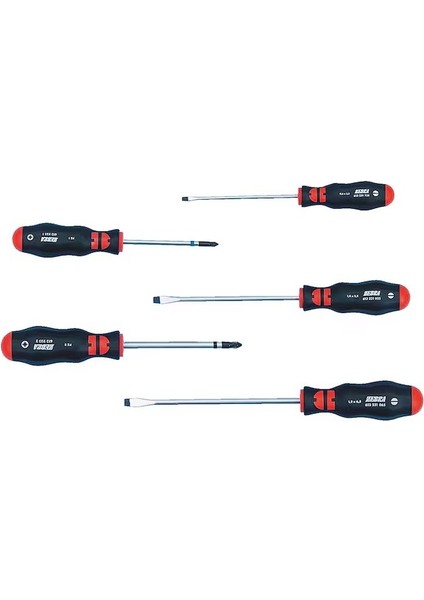 Ahşap Işleri Için Dairesel Şaftlı Tornavida Seti ( 5' Li )