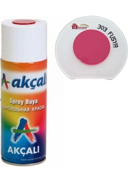 Akçalı Sprey Boya 400 ml 303 Fuşya