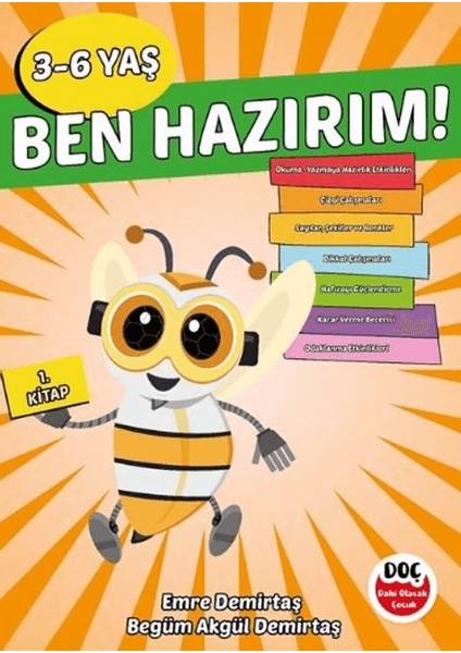 3-6 Yaş Ben Hazırım! 1. Kitap