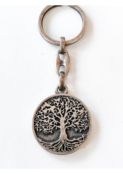Hayat Ağacı Metal Anahtarlık