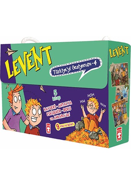 Levent Türkiye'yi Geziyorum - 4 (5 Kitap Takım)