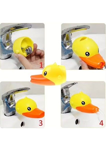 1 Adet Sevimli Ördek Musluk Uzatıcısı – Çocuklar Için El Yıkama Aparatı fiyatları