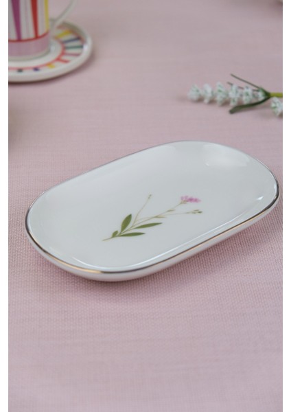 Porselen Natura Çuha Altın Yaldızlı Oval Kayık Tabak 27,50X17,50X3CM Tekli modelleri