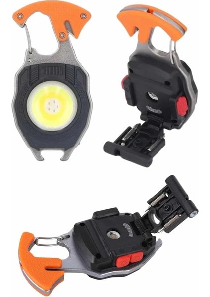 Çok Işlevli Acil Durum Işığı USB Şarjlı Cep Feneri 7 Farklı Mod fırsatları