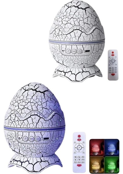 Bluetooth Hoparlör Dinozor Yumurtası Gece Masa Lambası Projektör modelleri