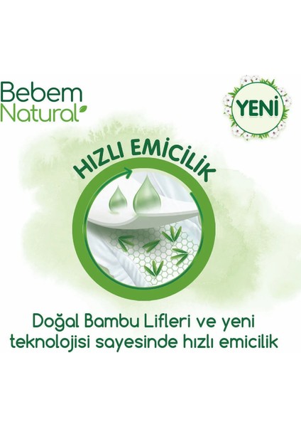 Bebem Bebek Bezi Natural Beden:6 (15+Kg) Extra Large 320 Adet Mega Ultra Fırsat Pk fırsatları