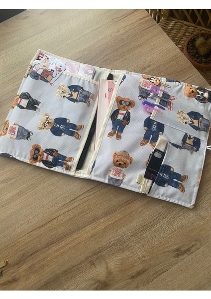 Pöticorn Teddy Bear Ayıcık Tablet Kılıfı Kitap Kılıfı Ajanda Kılıfı, Organizer, Hediye, fiyatları