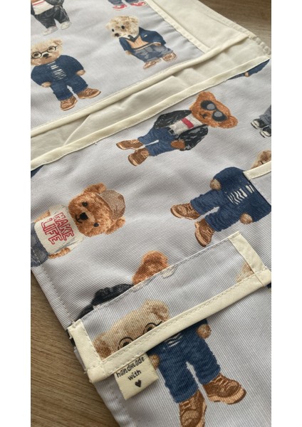 Pöticorn Teddy Bear Ayıcık Tablet Kılıfı Kitap Kılıfı Ajanda Kılıfı, Organizer, Hediye,