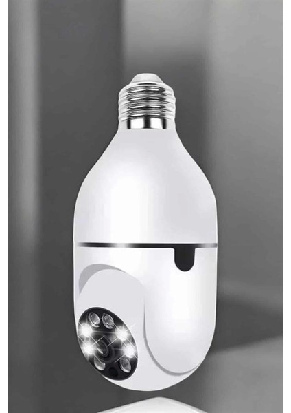 Ampul Görünümlü Güvenlik Kamerası Duylu Wifi Kamerası Dönebilen fırsatları