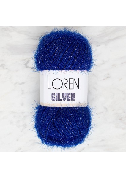 Loren Silver Saks Mavisi El Örgü Ipi - RS0004 - 34092