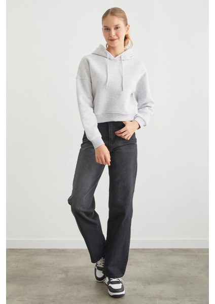 3 Iplik Basic Kapüşonlu Sweatshirt modelleri