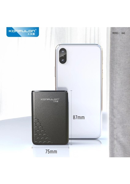A6Q 22.5W USB 3.0 ve 20W Type-C Çıkışlı 10.000 Mah Pd Powerbank - BEYAZ-(5796) indirimleri