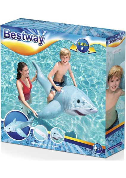 Gerçek Köpekbalığı Hayvan Binici - 41405 (Lisinya)