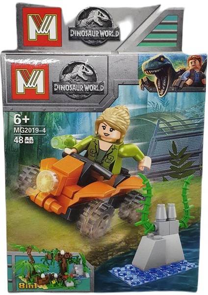 Dinosaur World Dinazor LEGO Seti 48 Parça - MG2019-4 (Lisinya)