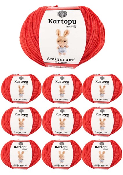 10 Adet Amigurumi El Örgü Ipi 50GR 1170
