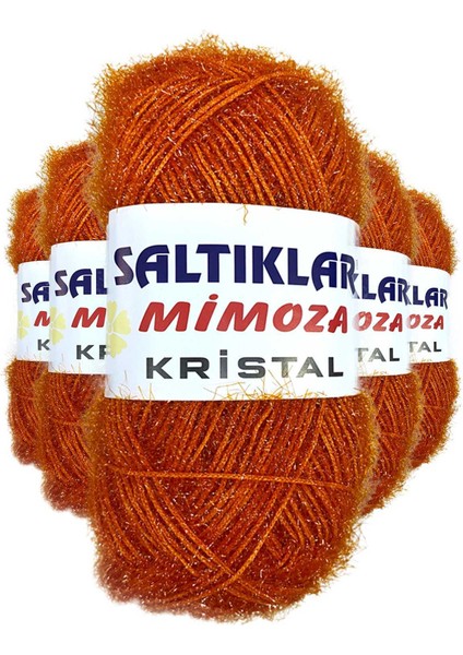 5 Adet Mimoza Kristal Işıltılı Şal Patik Yelek Ipi 103