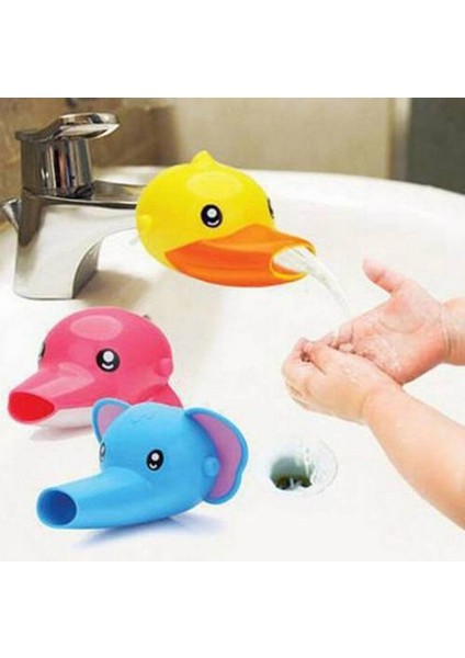 Çocuklar Için Eğitici ve Güvenli Musluk Uzatıcı Genişletici Başlık Aparatı Ördek Figürlü (5282) fırsatları