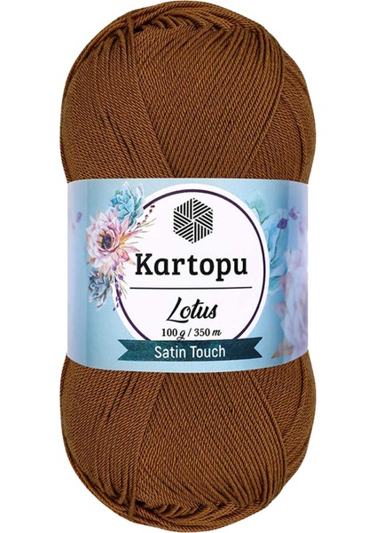 1 Adet Lotus Bikini Büstiyer Bluz Örgü Ipi K840 Koyu Hardal