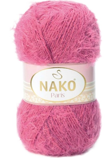 1 Adet Paris El Örgü Ipi Yünü Koyu Pembe 6578