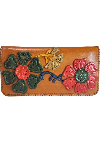 Oşum El Yapımı (Handmade) Çok Bölmeli, Bozuk Para ve Bol kartlık Alanlı Kadın Deri Cüzdan 40062 fiyatları