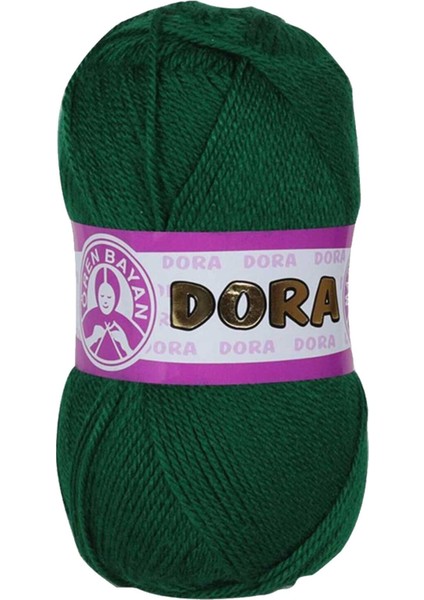 1 Adet Dora El Örgü Ipi Yünü 100 gr 068 Yeşil