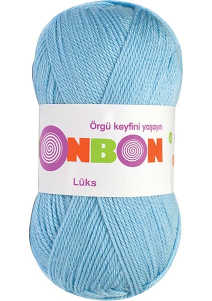 1 Adet Lüks Patik Ipi Yünü Mavi 98231