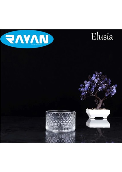 Elusia Stars Çizgili Tekli Cam Çerezlik ROYALEKS-81276