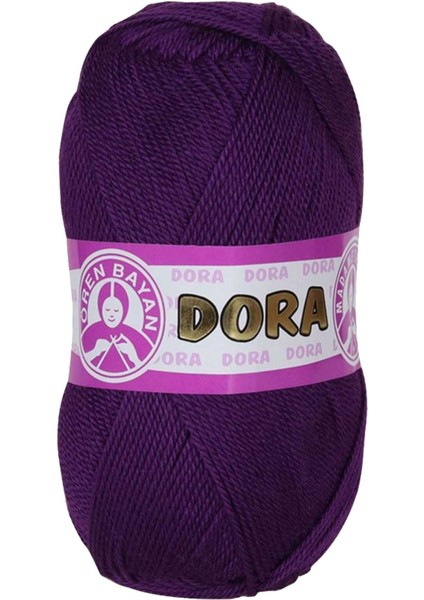 1 Adet Dora El Örgü Ipi Yünü 100 gr 043 Mor